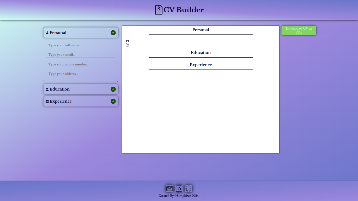 cv builder